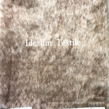 High Quality Tip-Dyed Short Pile Fake Raccoon Fur